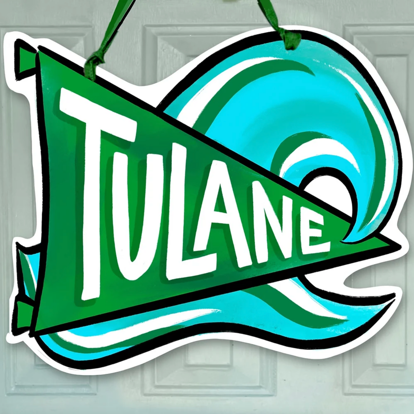 Tulane Door Hanger