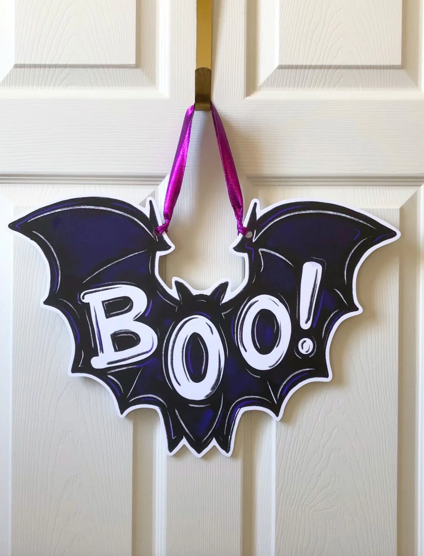 Boo Bat Door Hanger