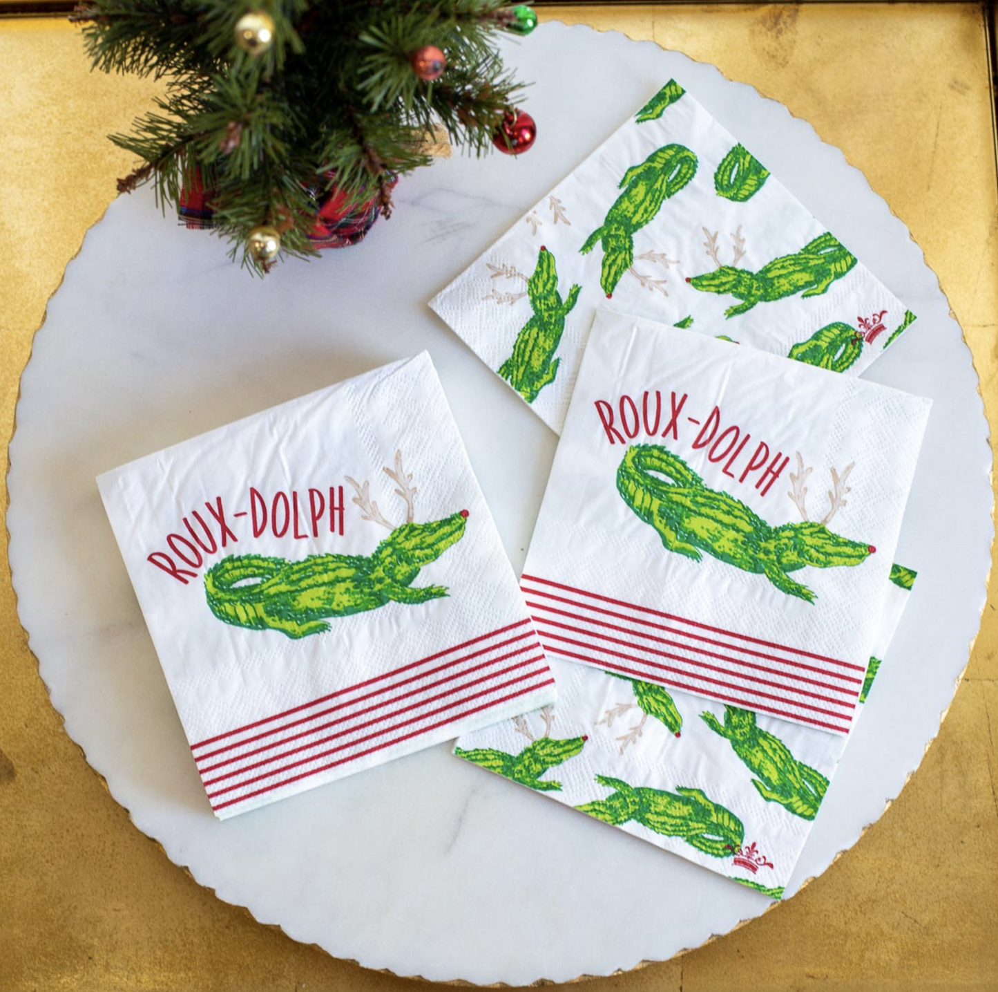 Roux-Dolph Holiday Napkins