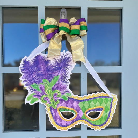 Bon Mardi Gras Door Hanger