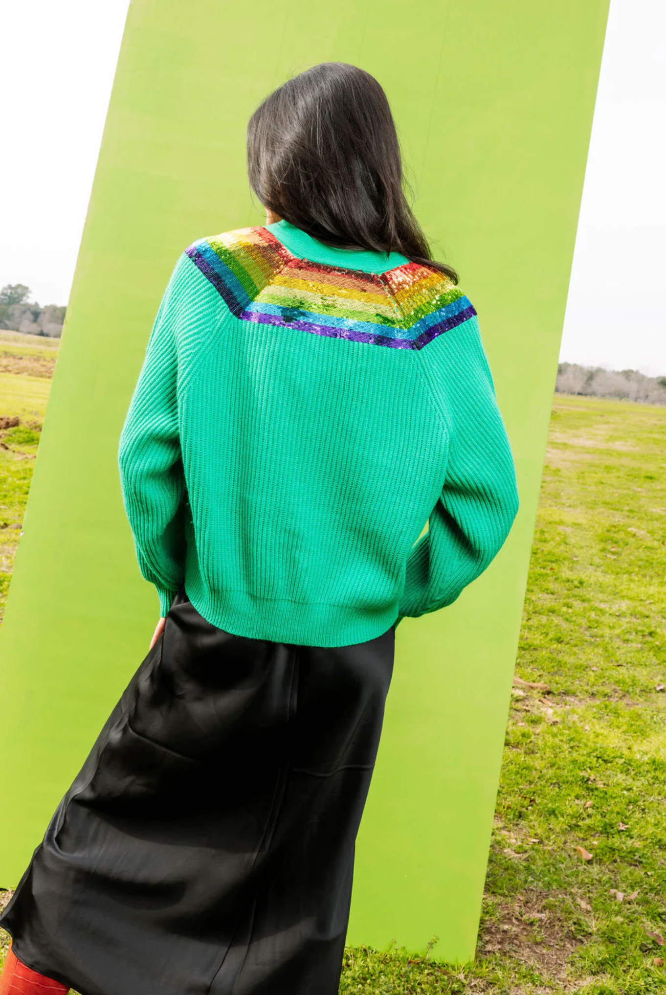 Green Pot of Gold Cardigan