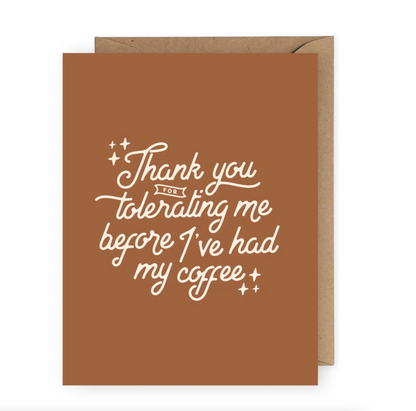 Tolerating Me Card