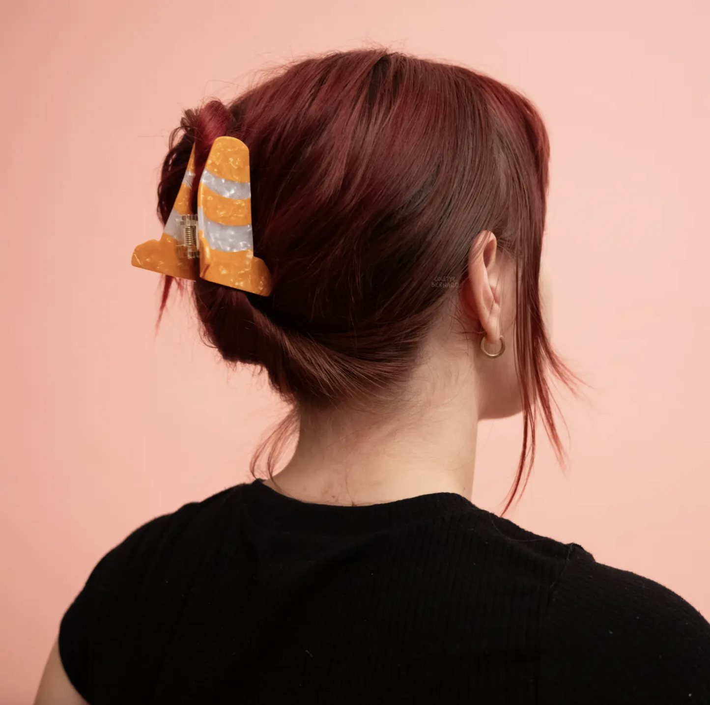 Safety Cone Hair Clip