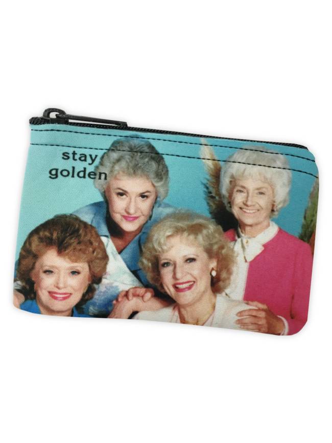 Stay Golden Zipper Pouch