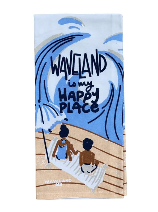 Waveland Happy Place Towel