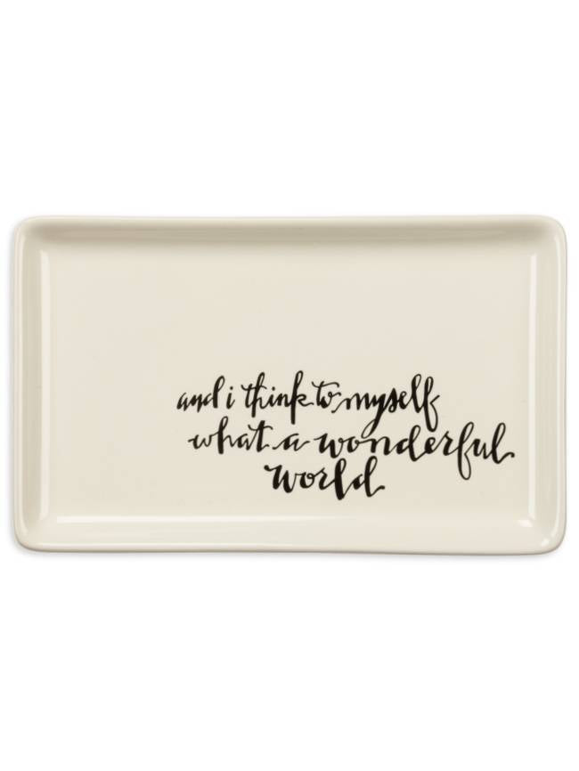 Wonderful World Trinket Tray